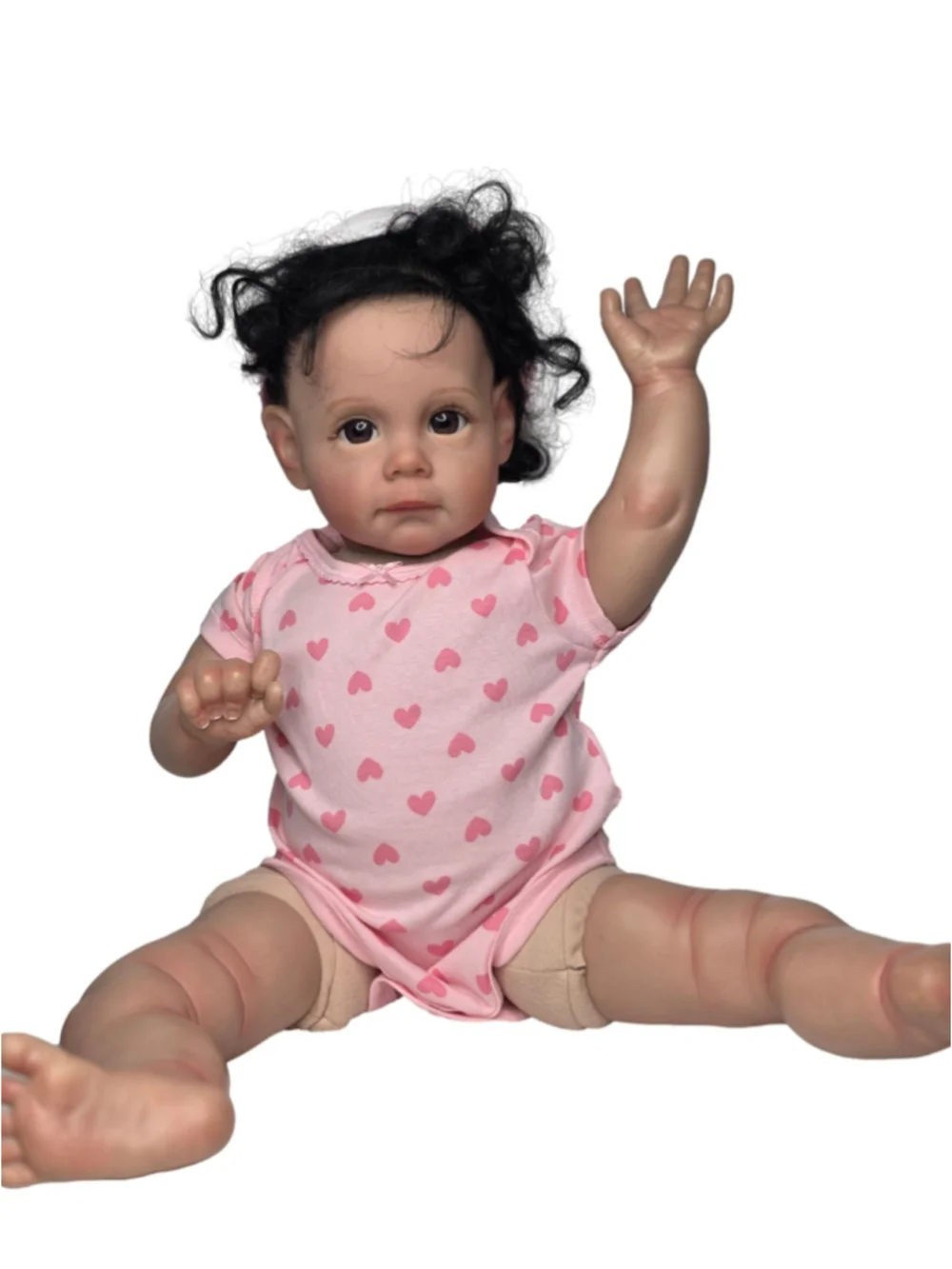 Unbranded Baby Reborn Doll One Size Beige Pink